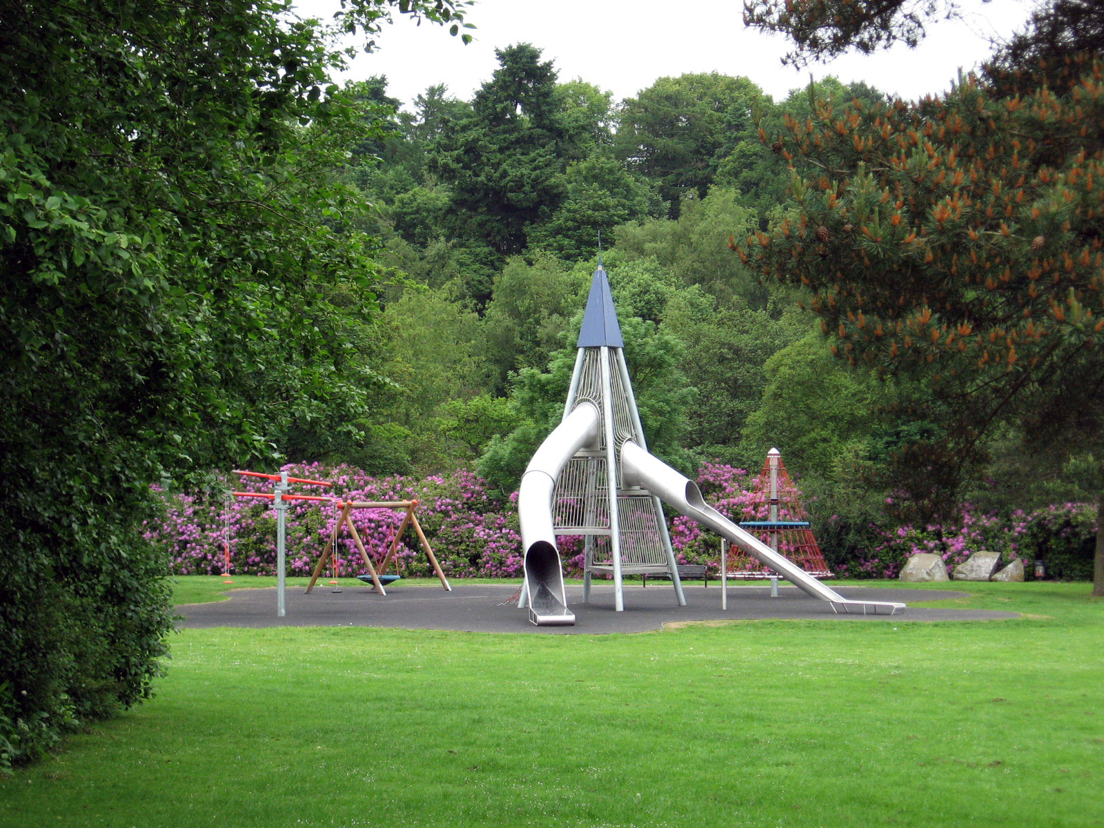 stainless steel playground climbing frame wales