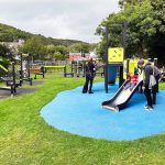 Playground multiplay activity tower