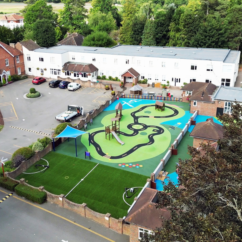 Playground in a school