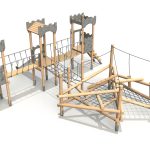 Clamber Tower 3 Triple Deck Castle