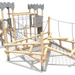 Clamber Tower 3 Double Deck Castle