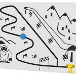 Ski Slalom Play Panel