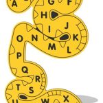Alphabet Snake Wall Play Panel