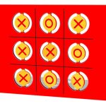 Flip-Over Noughts and Crosses Play Panel