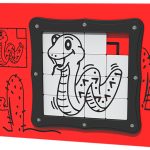 Tile Slide Snake Play Panel