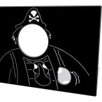 Pirate Head Through Play Panel