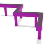 Steel Zig Zag Balance Beam Adventure Trails > Steel Trail Items